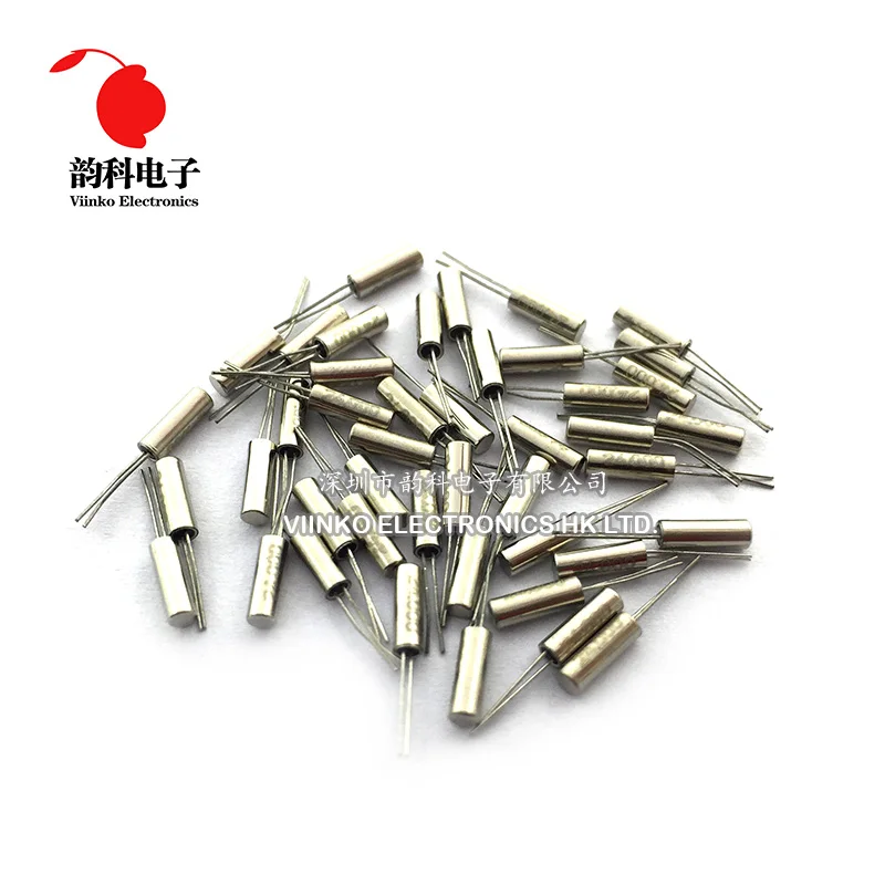 10PCS 2*6 32.768KHz 20ppm 12.5pF 2*6mm Crystal Cylinder quartz resonator