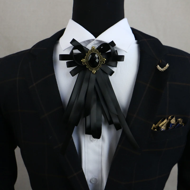 

Free Shipping fashion new MEN's male Handmade Vintage British school Unisex Lapel Pin collar shirt tie accessories Headdress