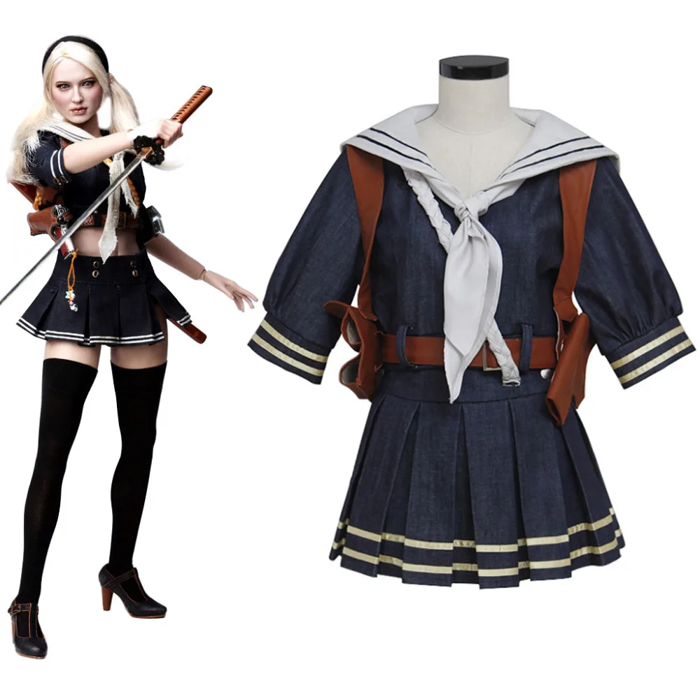 

Sucker Punch Cosplay Babydoll Emily Cosplay Costume Dress Adult Halloween Carnival Cosplay Costume