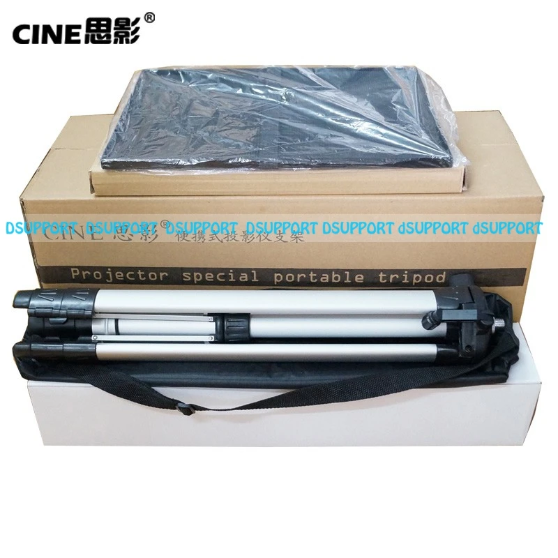 PB1200 High Quality Universal Portable Free Lifting Aluminum Projector Tripod Stand With Tray