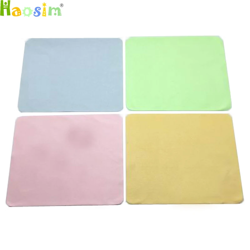 Высококачественная ткань для очков, 4 цвета, синяя, зеленая, розовая, желтая ткань для очков, ткань для чистки линз камеры