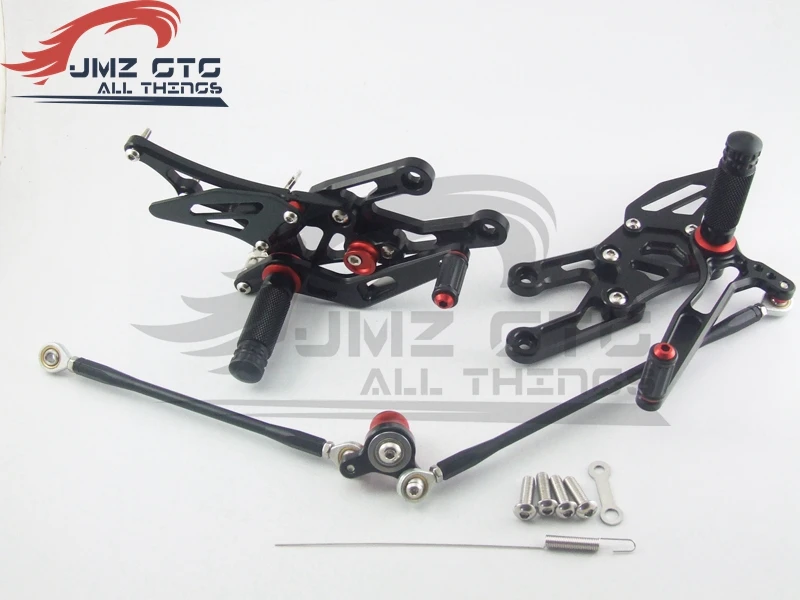 Motorcycle CNC Adjustable Rear Set Rearsets Footrest Foot Rest For  KAWASAKI ZX10R 2004-2005