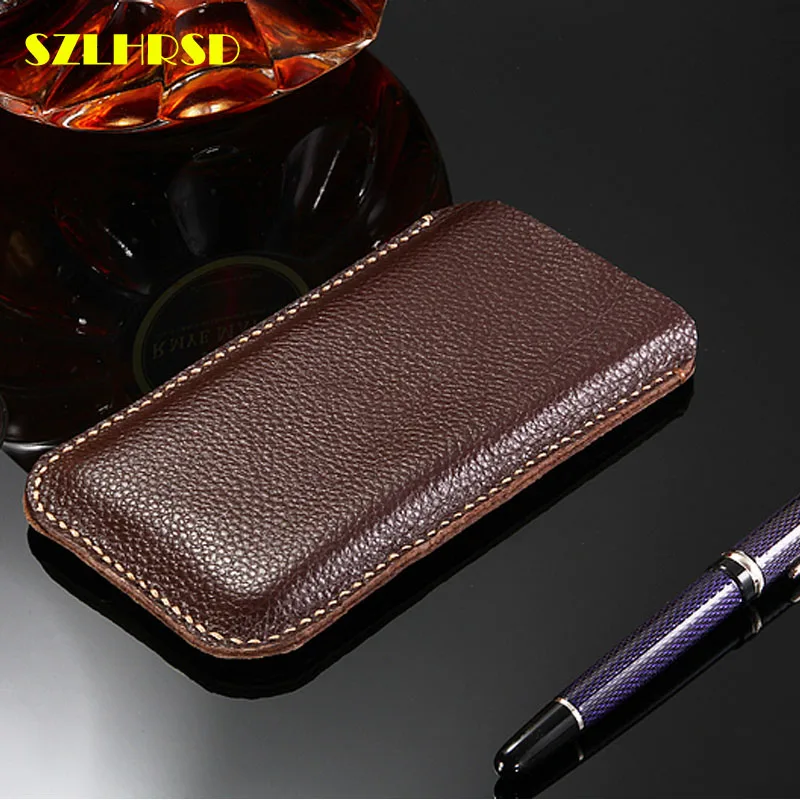 for HTC Wildfire E Genuine Leather phone bags for HTC Wildfire X Cases Flip cover slim pouch stitch sleeve for HTC U19e Case