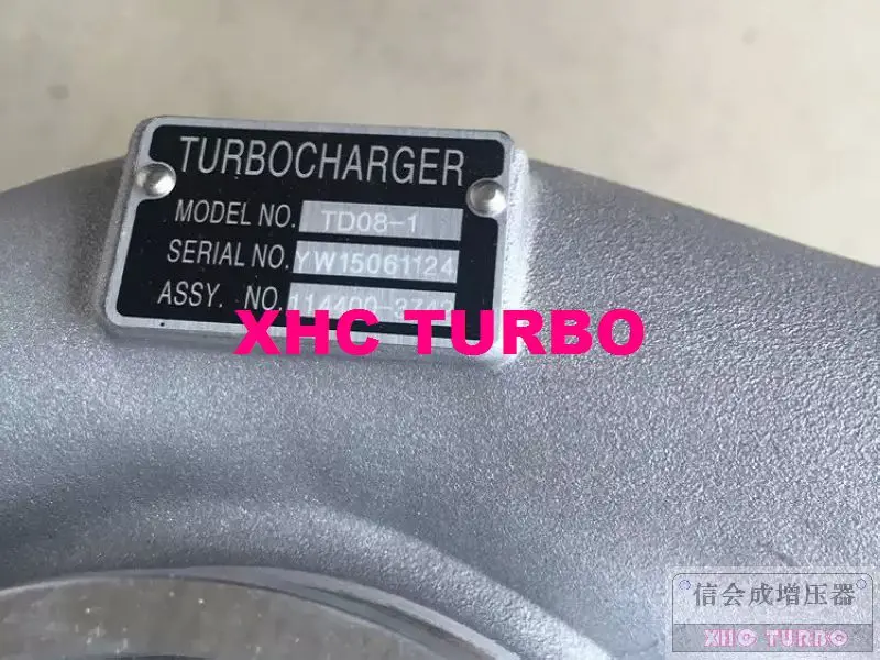 NEW GENUINE HHT TD08H 114400-3742 49188-01813 Turbo Turbocharger for HINO mixer truck ISUZU diesel engine 6WF1 14L 265KW