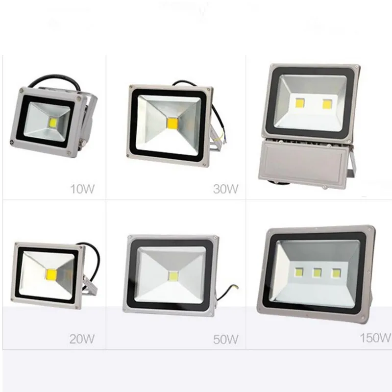 Led Outdoor Spotlight Floodlight 20W 30W 50W 50W 100W 200W Wall Washer Lamp Reflector Waterproof Exterior Light