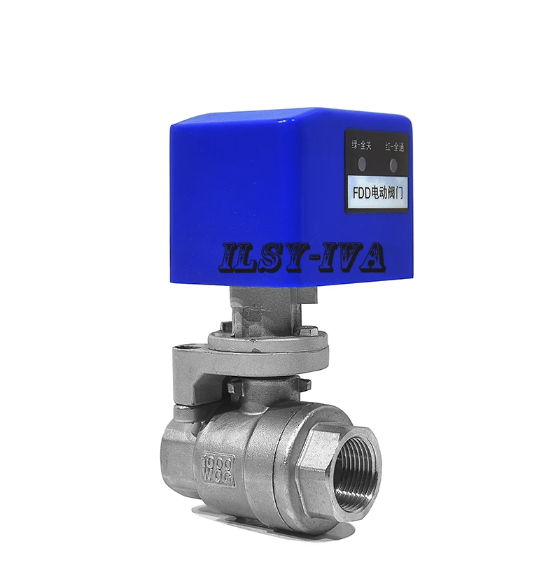 DN20 fixed-type Motorized Ball Valve,AC220V Stainless steel electric ball valve