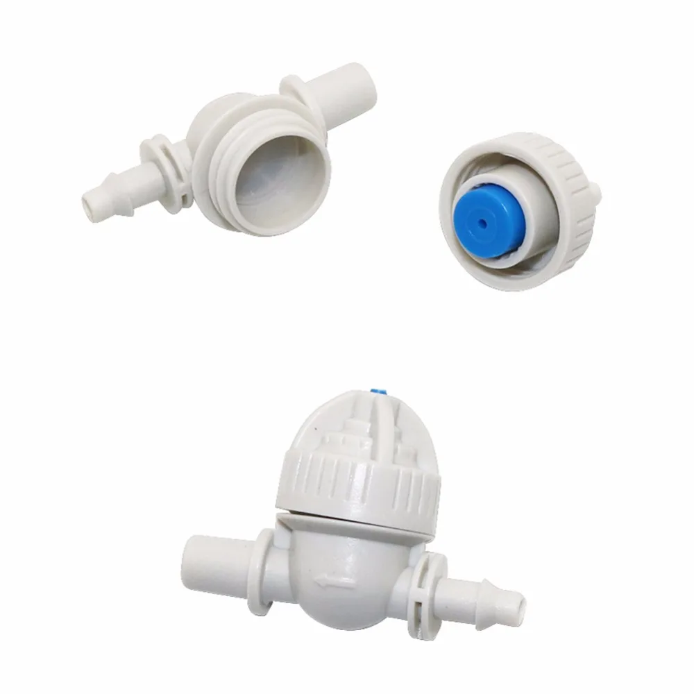 10pcs 5mm to 7.5mm Spherical Anti-drip Device hose and Micro-nozzle connectors garden irrigation system hose accessories