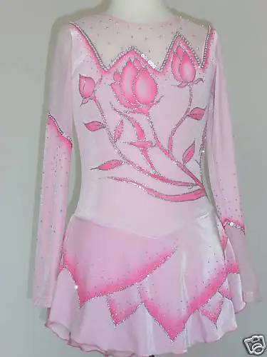 

Adult Figure Ice Skating Dresses With Spandex Graceful New Brand Figure Skating Competition Dress DR4033