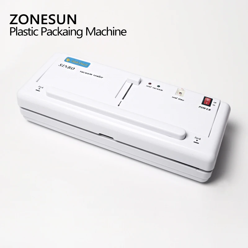 ZONESUN Kleine Haushalts Vakuum Versiegelung Film Verpackung Maschine Lebensmittel Abdichtung Erhaltung Maschine