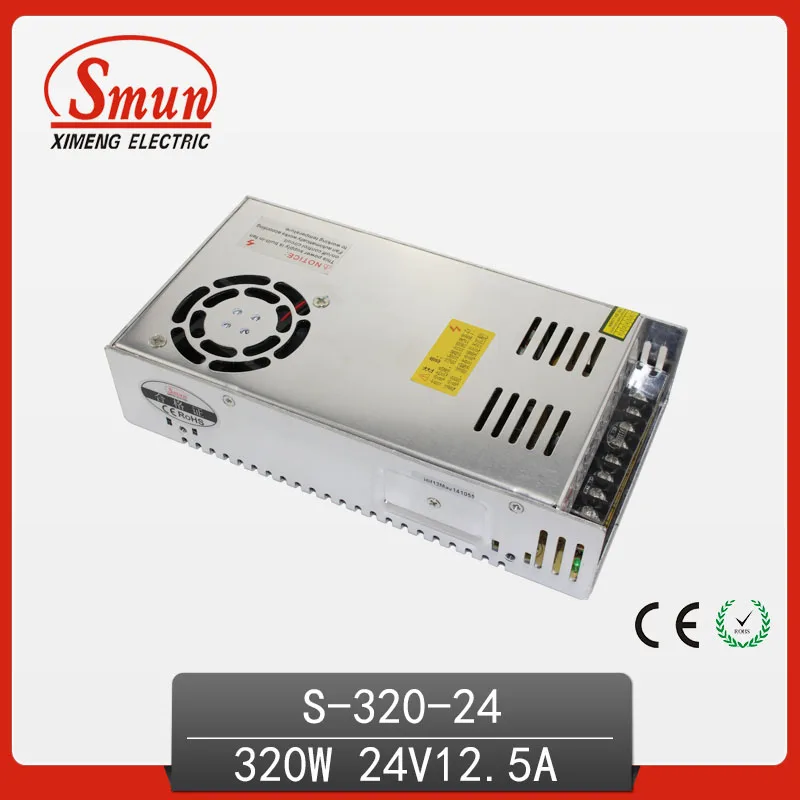 

320W 24VDC 12A Single Output AC-DC Switching Power Supply With CE ROHS