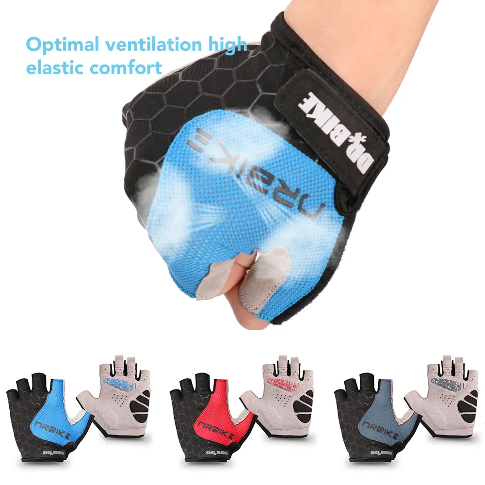 Anti Slip Gel Pads Cycling Gloves Half Finger Sport Shockproof Accessories for Summer Mountain Bike Riding Men and Women