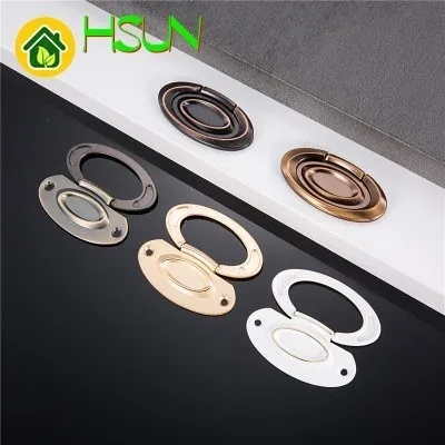 

Invisible Cupboard Dark Outfit Doorknob Handle Round Die-casting Renovate Zinc Alloy Handle Furniture Hardware Parts pull