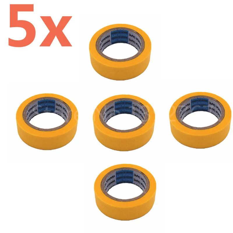 5 Pieces TAMIYA 87034*150 Masking Tape Refill Set Paint Tool Spray 18mm*25m For RC Car Remote Control Car Buggy Truck