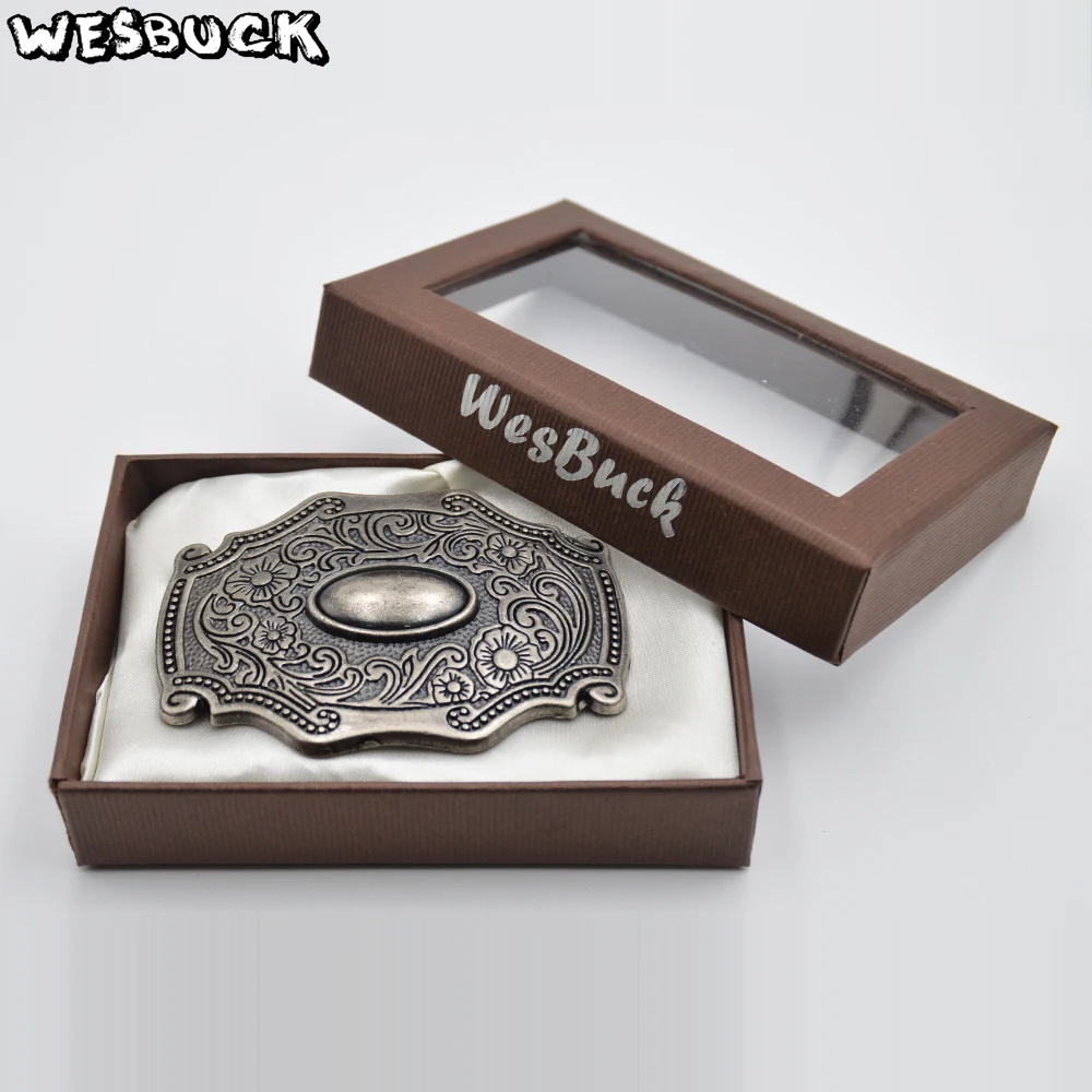 WesBuck Brand Hot Sale Belt Buckle Metal New Western Men Women Belt Buckles