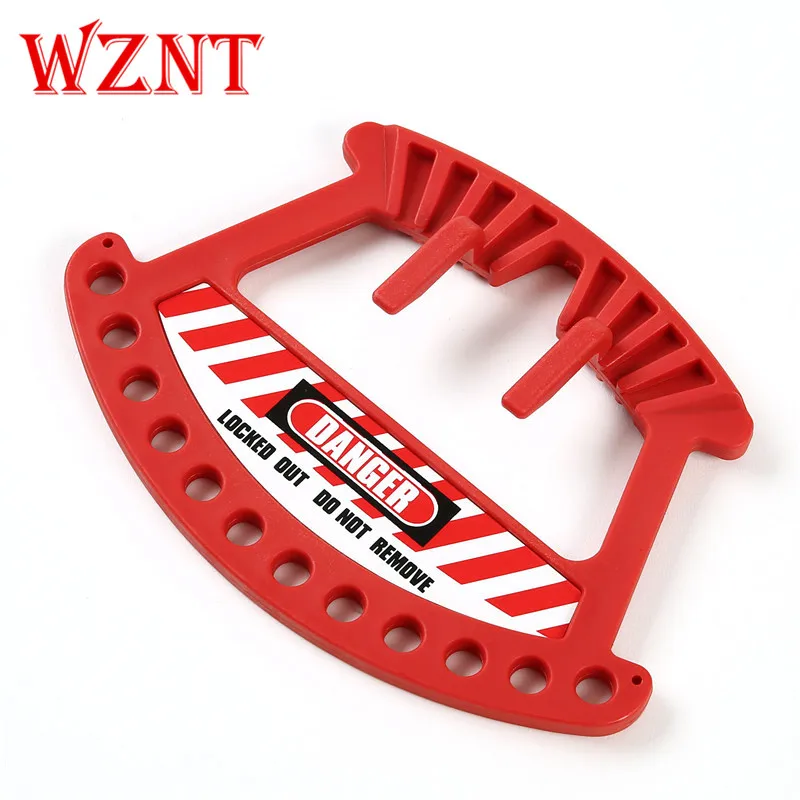 NT-PH01 12 Lock Portable Padlock Rack Lockout Portable safety padlock rack Plastic hanging Portable key management