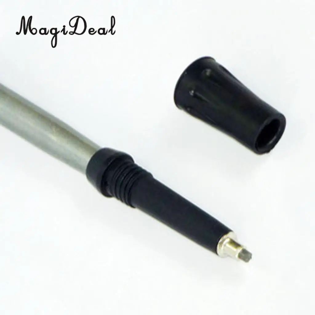 MagiDeal 1 قطعة في الهواء الطلق عصا رياضة المشي تلميح الكربون التنغستن الصلب تسلق تلميح استبدال أدوات ل Alpenstock الإرتحال القطب عصا