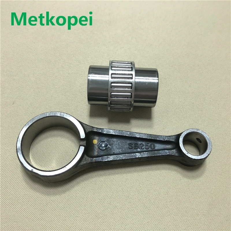 Motorcycle CG250 ZS250 crankshaft connecting rod for Honda 250cc CG 250 con rod with needle bearing (piston pin 18mm)