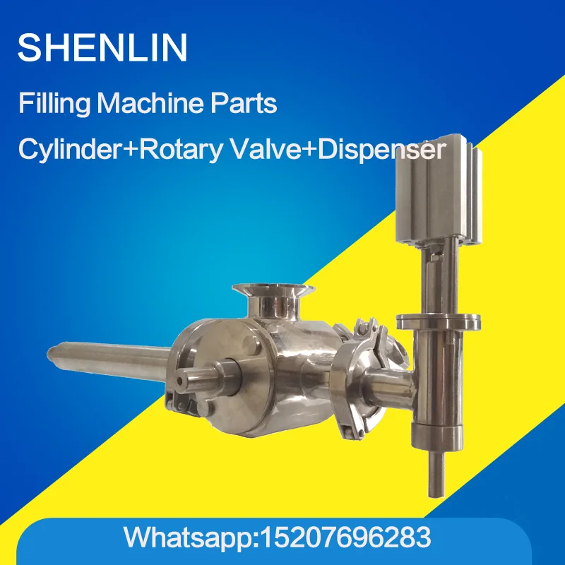 

Filling machine main part filling head and rotary valve and cylinder SS304 Pneumatic filling part