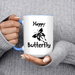 Creative butterfly deer Heart Wall Sticker for Switch/cup cupboard decoration Art Decals wallpaper Carved PVC stickers