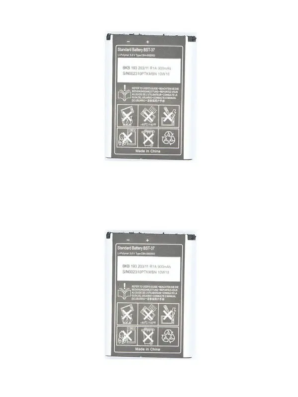 1x 900mAh BST-37 / BST37 Replacement Battery For D750 D750i J100i J210i J220a J220c J220i J230c J230i K310a K310c K310i ect