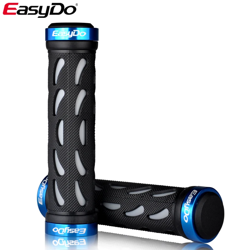 

EasyDo Bike Grips Anti-Skid Ergonomic Bicycle Grips Comfortable Aluminum Bike Bar ends MTB Handlebars Ergonomic Grip