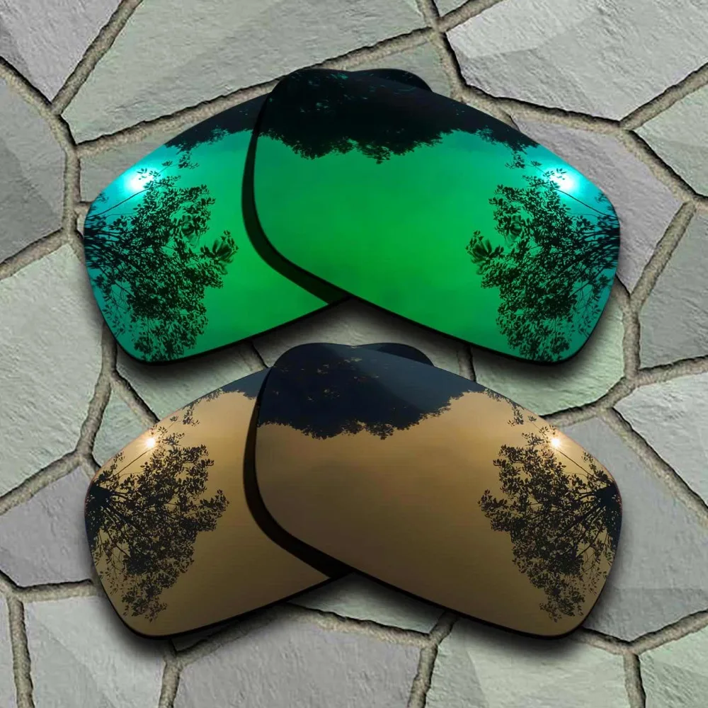 

Jade Green&Bronze Copper Sunglasses Polarized Replacement Lenses for Crankshaft