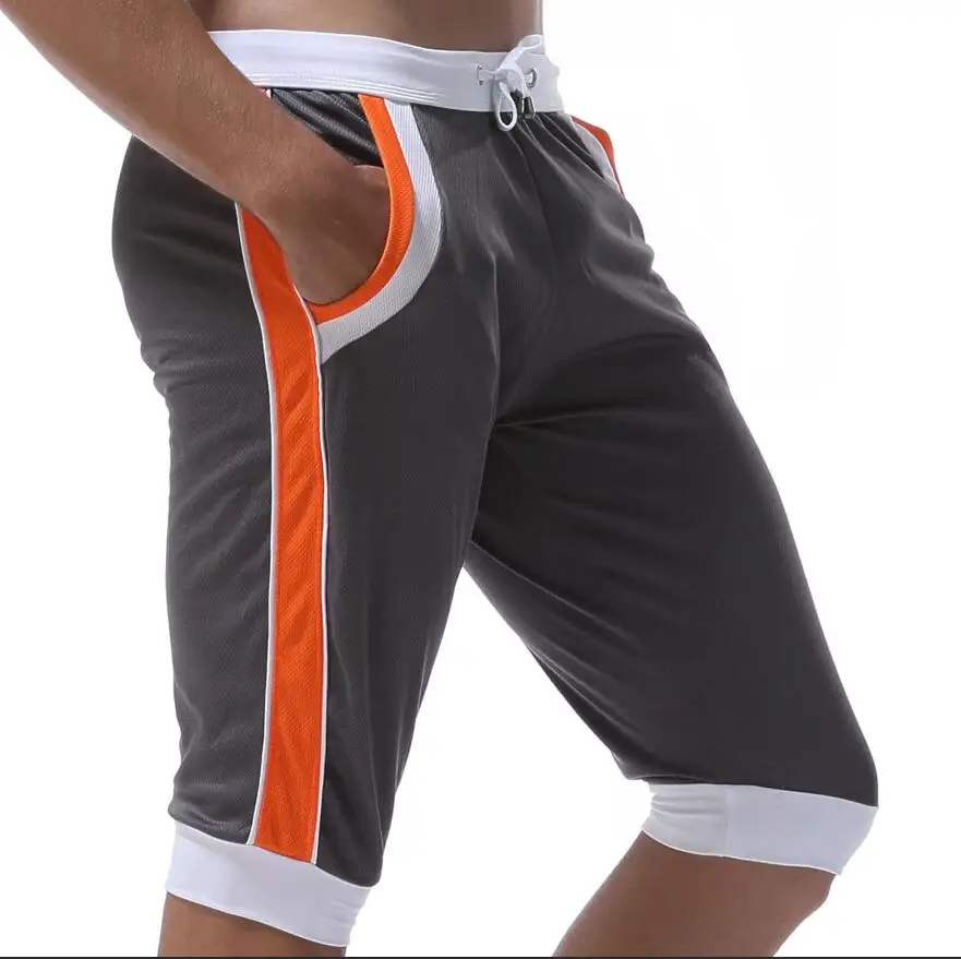 New Summer leisure Sporting shorts men trousers elastic brand men shorts Gyms mens fashion quick dry outer wear trousers at home