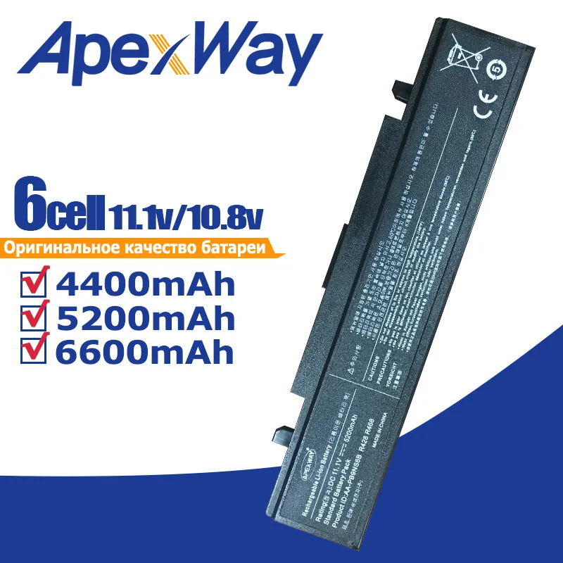 

Аккумулятор ApexWay 355V5C для ноутбука SamSung RC530, NP355E5X, NP355E7X, NP355V4C, NT355V4C, NT355V5C, NP355V5C, NP550P5C, NP550P7C, NP300E5A