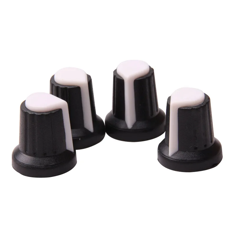 Glyduino 10PCS 17 MM Height Potentiometer Knob 6 MM inside diameter AND 15 MM Outside diameter for Arduino