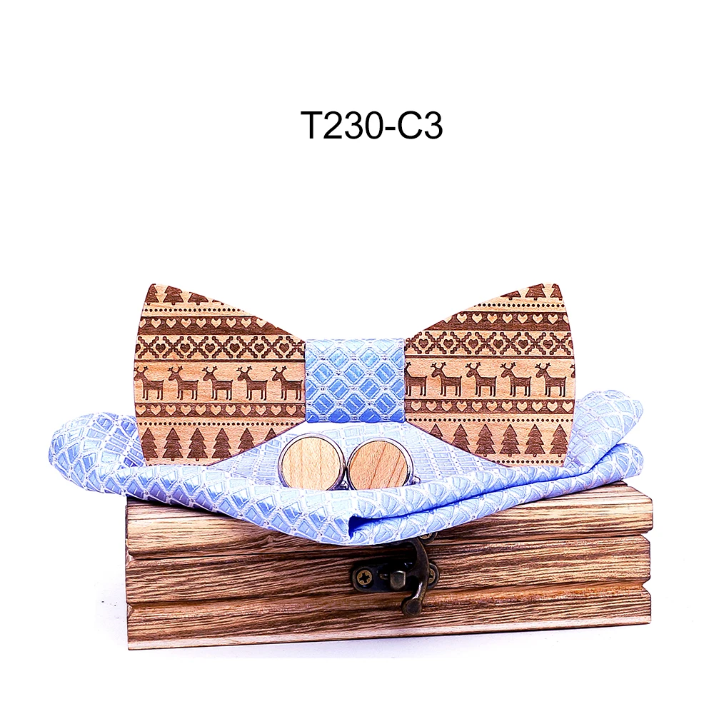 Handgefertigte Krawatte aus Ahornholz für Herren, Massivholz-Fliege im Schmetterlingsstil, Hochzeits- und Bräutigam-Anzug-Accessoire, Geschenk – Detail 7