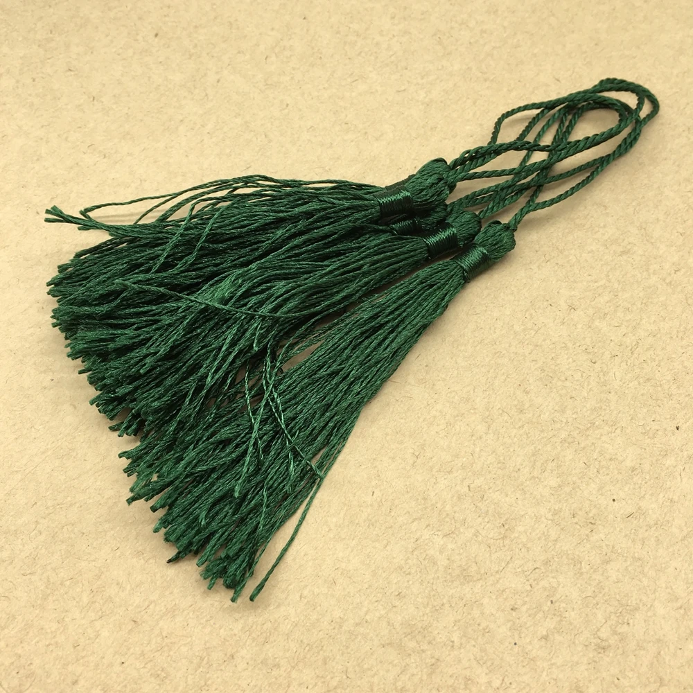 Free Shipping 50pcs/lot High Quality Jewelry Making DIY Materials Rayon Thread Silk Tassels