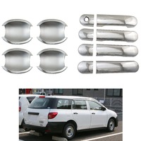 FOR Nissan 2006 AD Van Y12 Chrome Door Handle Cup Bowl Cover Trim Sticker  Accessories Stickers Car Styling