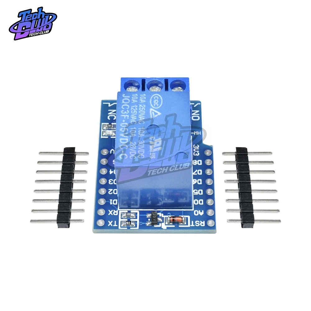 Un canale Wemos D1 Mini relè Shield per Wemos D1 Mini modulo relè per Arduino ESP8266 scheda di sviluppo 1 canale