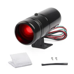 Universal 1000-11000 RPM Adjustable Tachometer Gauge Warning Shift Light Red/Blue LED Lamp car meter with Tach Cover