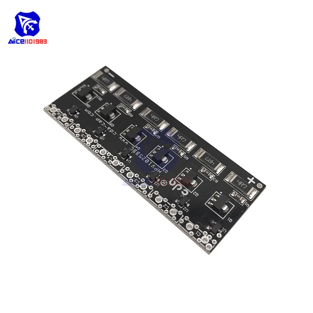 6PCS Single Row Super Farad Capacitor Balancing Protection Board 2.5V -2.7V 1F -10F Capacitor Protection Board