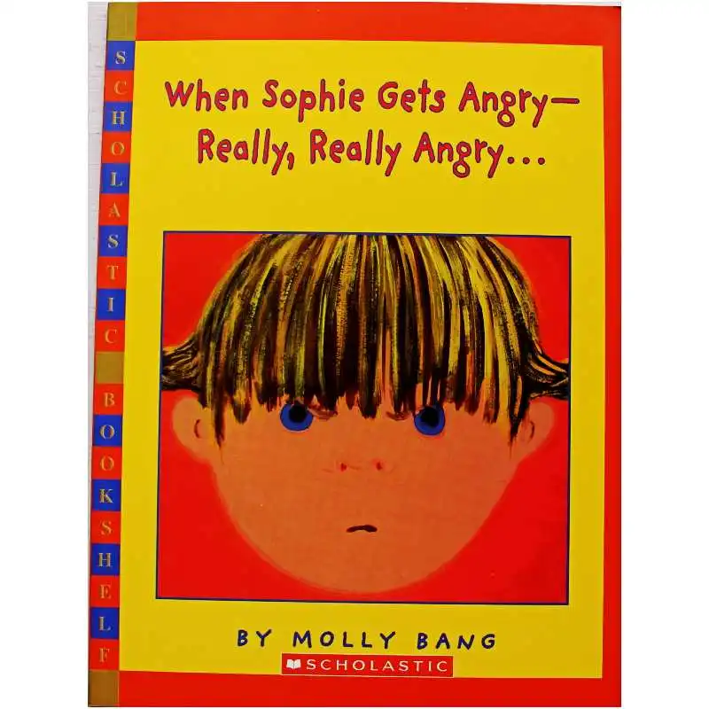 When Sophie Gets Angry By Molly Bang Educational English Picture Book Learning Card Story Book For Baby Kids Children Gifts