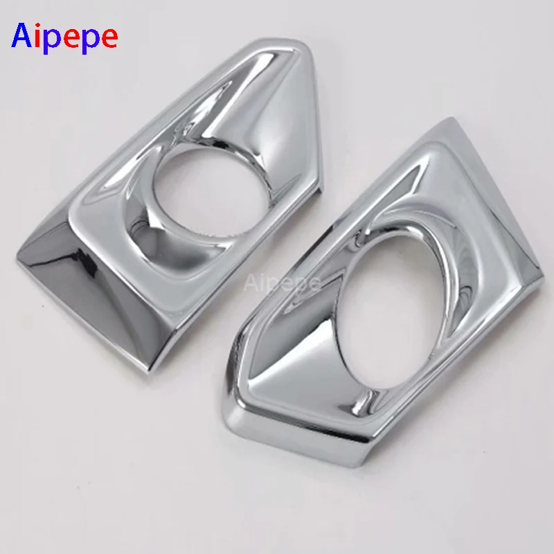 

For Nissan ALTIMA 2019 2020 Front Fog Light Cover Head FogLight Lamp Frame Sequin Panel Trims ABS Chrome Sticker Car Accessories