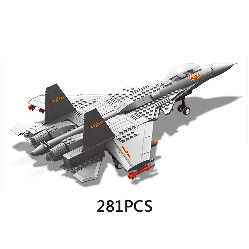 Modern military weapons WZ10 helicopter scale J15 J20 fighter building block ww2 air force figure Osprey airplane toy collection