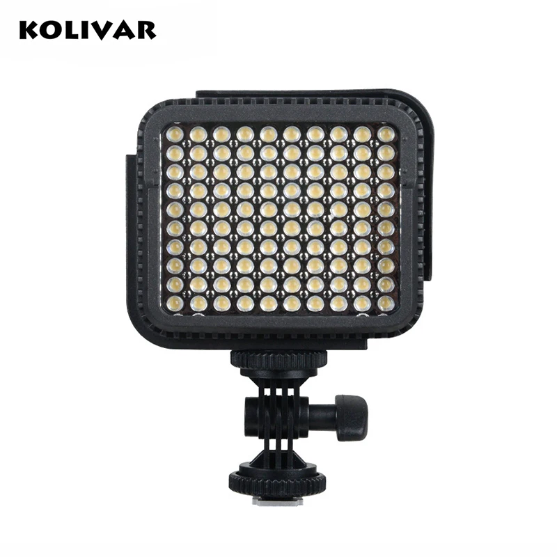KOLIVAR CN-LUX1000 LED auf kamera licht video licht Für Canon SONY Nikon Pentax Panasonic und Olympus Digital Camcorder DV kamera