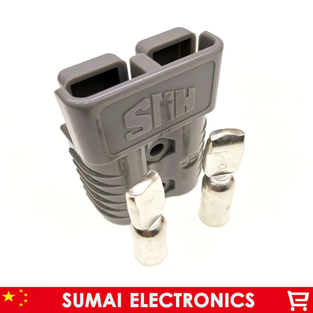 Original New SMH 2P 175A 600V Power Connector Battery Plug,male&female UPS Connectors kits For forklift electrocar,Grey color