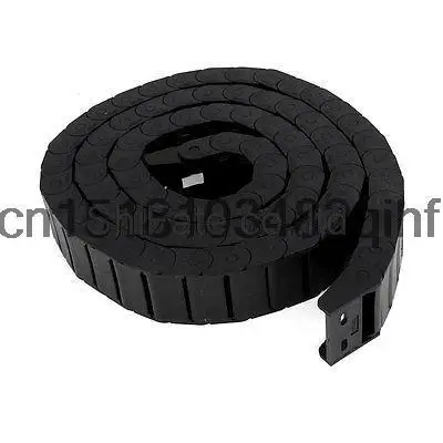 Plastic 15X 15/20/30/40/50mm Semi Closed Tow Line Cable Carrier Drag Chain Wire Flex DIY CNC