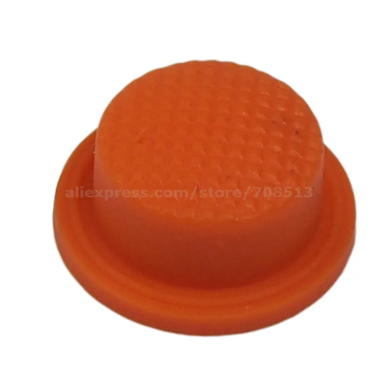 14mm(D) x 8mm(H) Silicone Tailcaps for LED Flashlight - 10 pcs