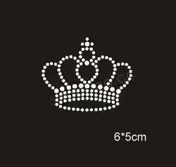 10pc/lot  DIY small crown hot fix rhinestone heat transfer design iron on motifs patches,rhinestone applique design hot fix