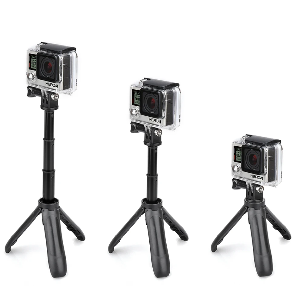 For Gopro Hero 13 12 Accessories Mini Tripod Stand Holder table tripe Self sticks Supportor Monopod Vlog for DJI OSMO Action 4