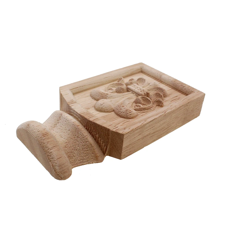 RUNBAZEF Solid Wood Vintage Home Applique Wedding Decoration Maison Accessories Modern Furniture Applique Wooden Figurines