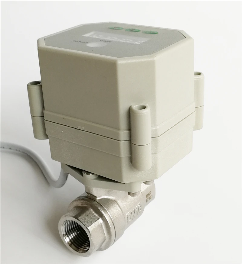 Time Electric Valve AC110V-230 1'' BSP/NPT for garden irrigation Drain water air pump water automatic control systems