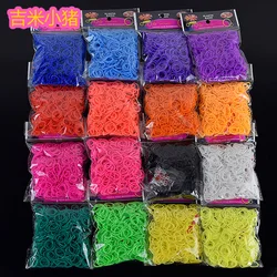 600pcs Loom Bands for Children Girl Gift Elastic Bands for Weaving Lacing Toy Orbits Needlework Creativity Bracelet Toy