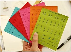 Multi-Color Self Adhesive Mini DIY Leather Monthly Calendar Index Tabs  for Appointment Book Events Diary Scrapbook Planner