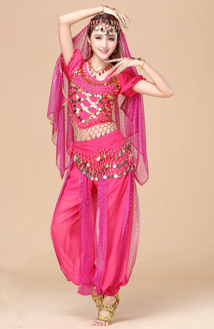 Buikdansen Volwassen Munt Buikdans Kostuums Tribal Gypsy Bollywood Kostuum Prestaties Indiase Buikdans Jurk Buikdans Set