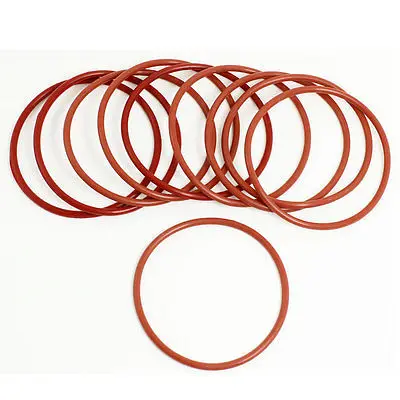 

10pcs 65mm Outside Dia 3mm Thickness Industrial Rubber O Rings Seals